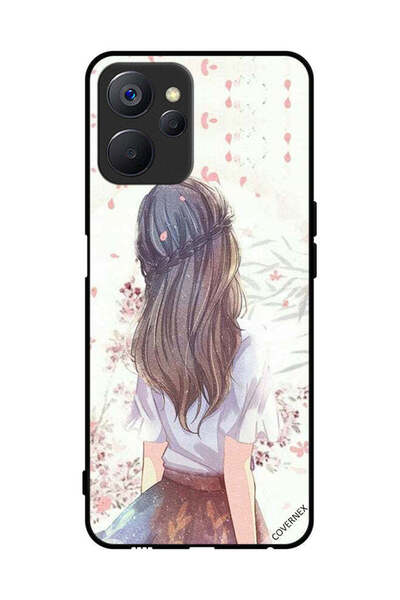 Covernex غطاء حماية لهاتف Realme 9i 5G فتاة لطيفة في تفكير عميق