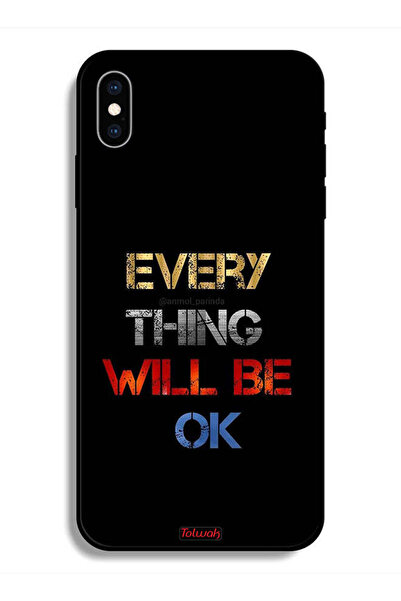 Tolwak جراب حماية لهاتف Apple iPhone X كل شيء سيكون على ما يرام