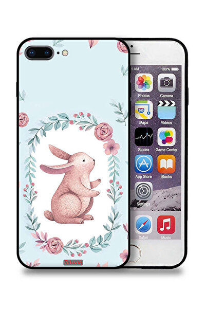 Tolwak غطاء حماية لجهاز Apple iPhone 7 Plus على شكل أرنب