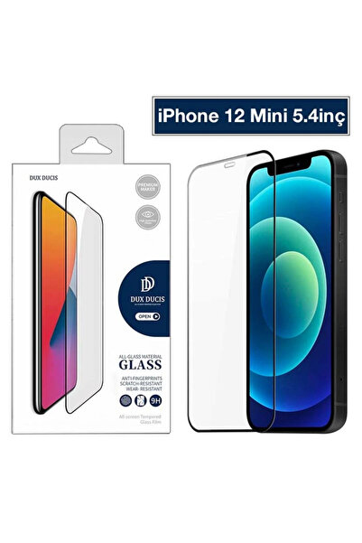 toyigoo Dux Ducis حامي شاشة زجاجي مقوى لهاتف ايفون 12 ميني 5.4 10D بتغطية كام...