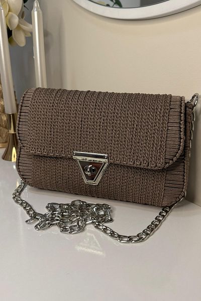 thekam Basement Handbag (Hand Made) – Women's Bag with Hand Knitted Chain Strap Cover Stylish Design