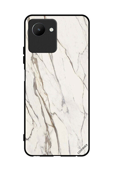 Covernex غطاء حماية لهاتف Realme C30s بنمط تصميم رخامي