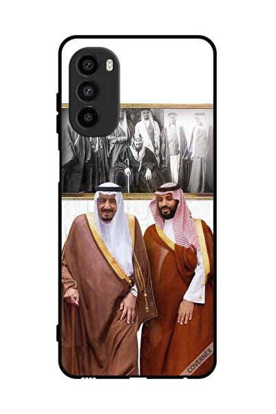 Covernex غطاء حماية لهاتف موتورولا موتو جي 82 الملك سلمان ومحمد بن سلمان يتحد...