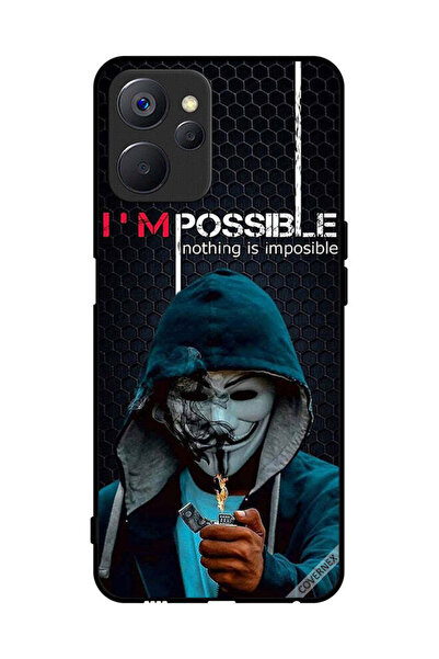 Covernex غطاء حماية لهاتف Realme 9i 5G خلفية شاشة I Am Possible Nothing Is Im...