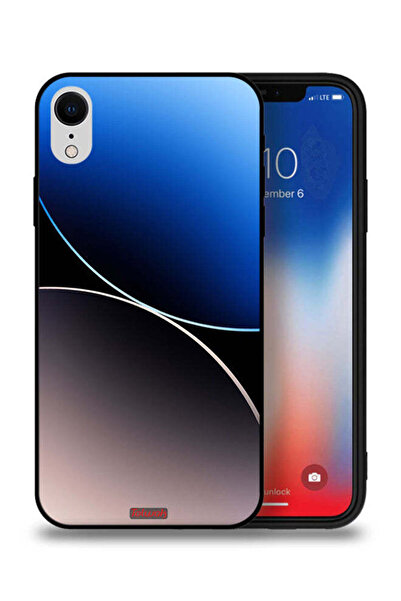 Tolwak جراب حماية لجهاز Apple iPhone XR بنمط خطوط منحنية