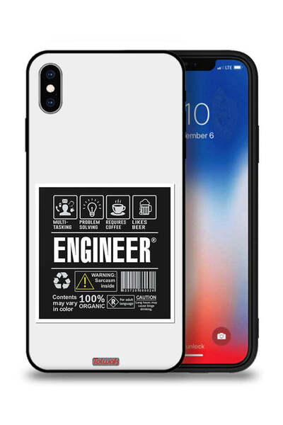 Tolwak جراب حماية لجهاز Apple iPhone XS - ملصق المهندس