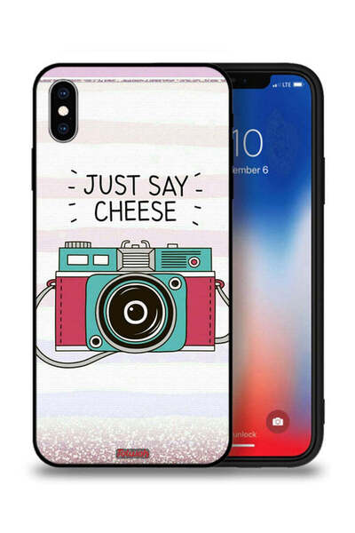 Tolwak جراب حماية لجهاز Apple iPhone XS - Just Say Cheese