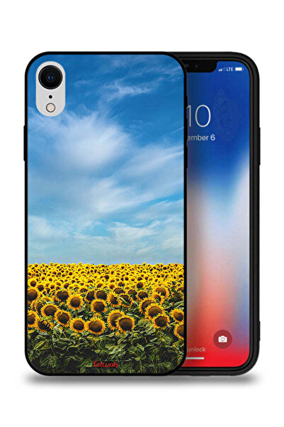 Tolwak غطاء حماية لجهاز Apple iPhone XR - عباد الشمس تحت السماء