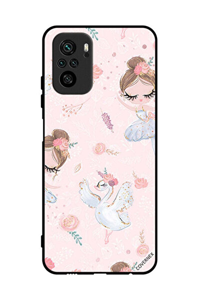 Covernex غطاء حماية لهاتف Poco M5s 4G - فتاة وزهور