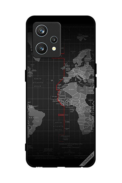 Covernex غطاء حماية لهاتف Realme 9 Pro Plus خريطة العالم