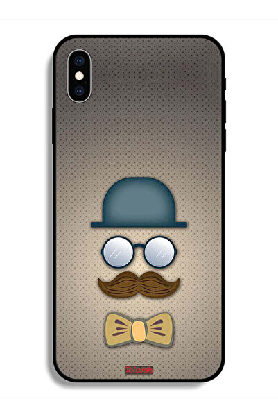 Tolwak جراب حماية لهاتف Apple iPhone X - رسم رأس رجل