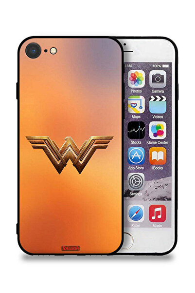 Tolwak غطاء حماية لجهاز Apple iPhone 8 بشعار Wonder Women