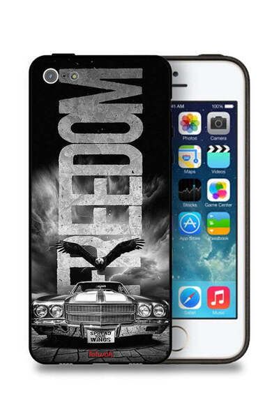 Tolwak جراب حماية فريدوم آرت لجهاز آيفون 5/5s/SE من آبل