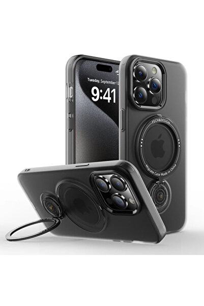 toyigoo Ally Magnetic Silicone Case with Magsafe Compatible Stand for iPhone ...