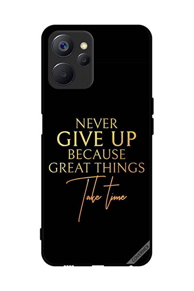 Covernex غطاء حماية لهاتف Realme 9i 5G لا تستسلم أبدًا