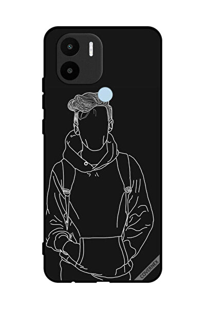 Covernex غطاء حماية لهاتف شاومي ريدمي A1 بلس، رسم جاكيت بوي