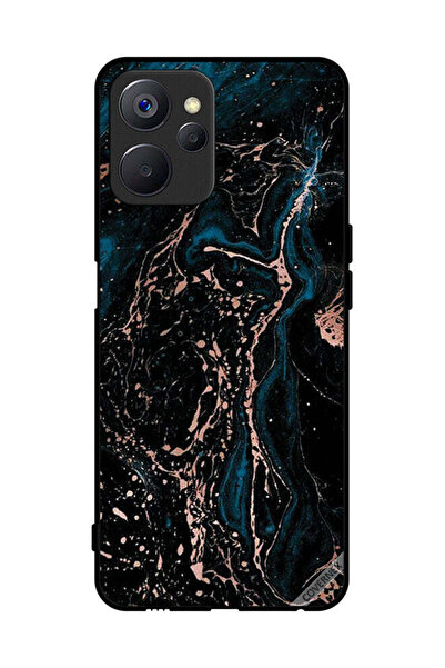 Covernex غطاء حماية لهاتف Realme 9i 5G بنمط مزيج من الرخام واللون العادي