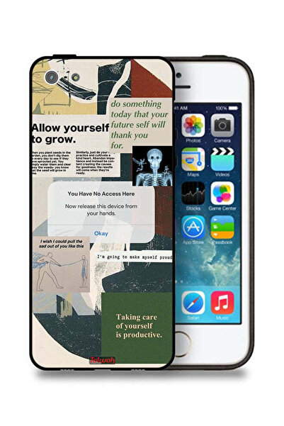 Tolwak جراب حماية لجهاز Apple iPhone 5/5s/SE - اسمح لنفسك بالنمو