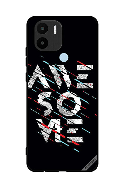 Covernex غطاء حماية لهاتف شاومي ريدمي A1 بلس بكلمة خطية رائعة