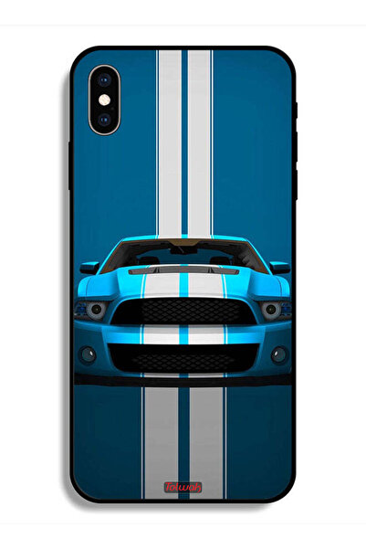 Tolwak Protective Case For Apple iPhone X Car Abstract Art