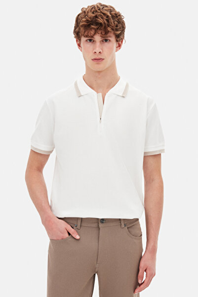 Tween Slim Fit Ekru T-Shirt