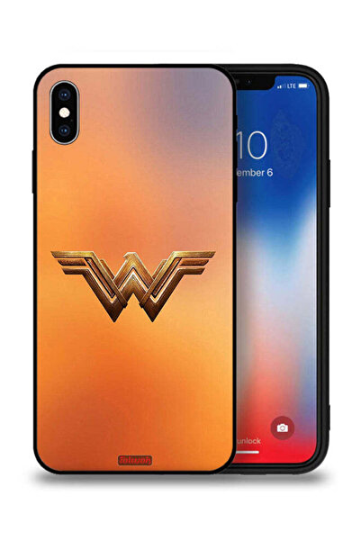 Tolwak جراب حماية لجهاز Apple iPhone XS بشعار Wonder Women