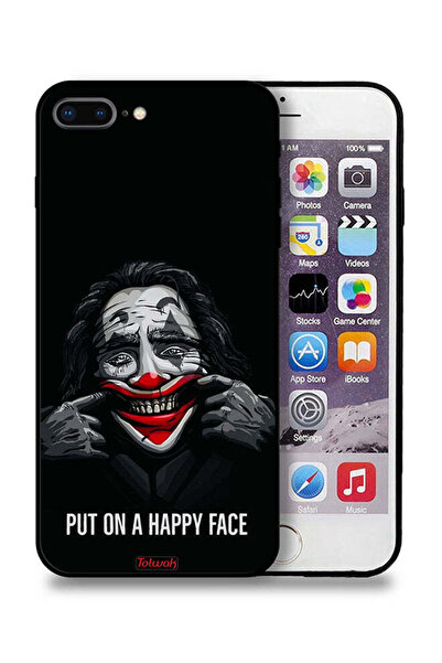 Tolwak غطاء حماية لجهاز Apple iPhone 7 Plus بوجه سعيد