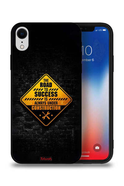 Tolwak جراب حماية لجهاز Apple iPhone XR الطريق إلى النجاح دائمًا قيد الإنشاء