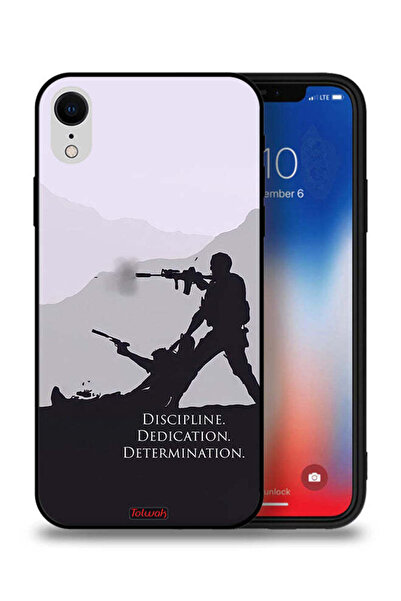 Tolwak جراب حماية لجهاز Apple iPhone XR - انضباط، تفانٍ، تصميم