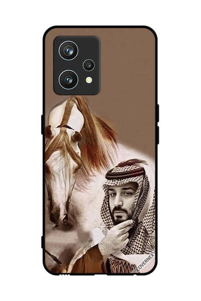 Covernex غطاء حماية لهاتف ريلمي 9 برو بلس محمد بن سلمان أمام حصان