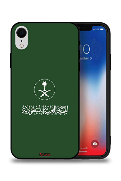 Tolwak غطاء حماية لجهاز آيفون XR من آبل، تصميم فن ناقل لعلامة المملكة العربية...