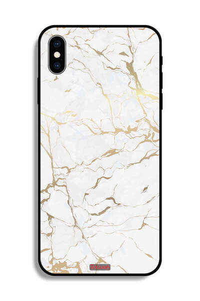 Tolwak جراب واقٍ لهاتف Apple iPhone X بنمط رخامي