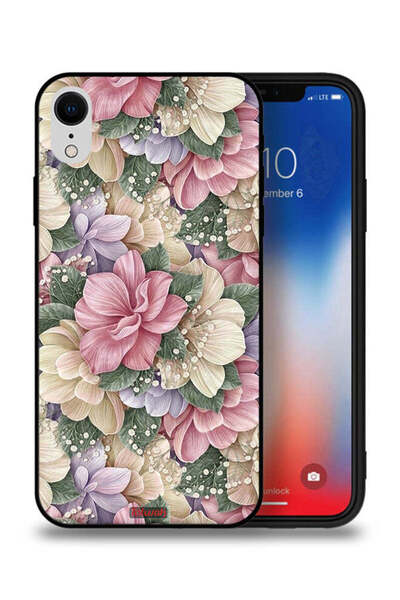 Tolwak غطاء حماية عالي الجودة لهاتف Apple iPhone XR مزين بالزهور