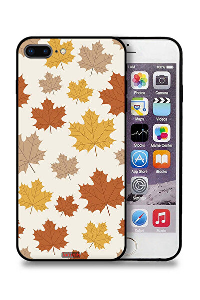 Tolwak غطاء حماية لهاتف Apple iPhone 8 Plus بطبعة أوراق الخريف