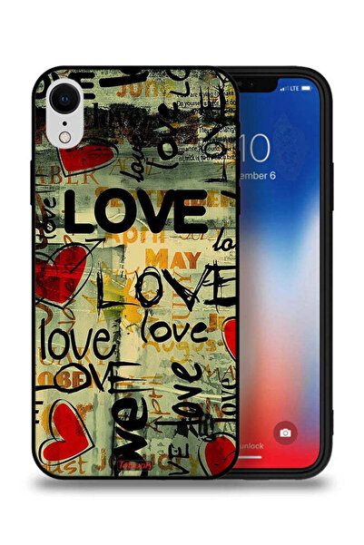 Tolwak غطاء حماية لجهاز Apple iPhone XR - علامات الحب