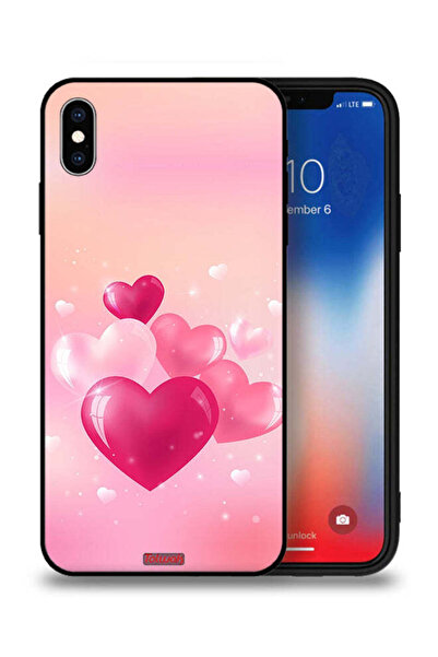 Tolwak غطاء حماية لجهاز Apple iPhone XS برسومات قلوب جميلة