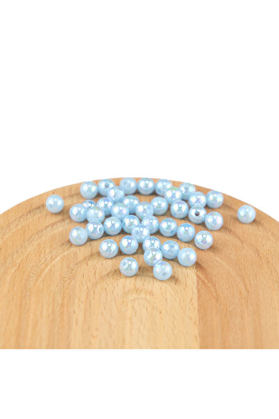 Prestij Boncuk Mărgele albastre perle din plastic placate cu Janjan 8MM 500 g...