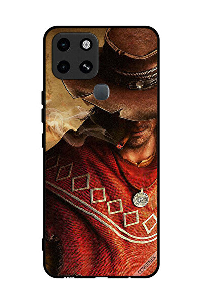 Covernex غطاء حماية لهاتف إنفينيكس سمارت 6 - أنيق - قبعة للرجال