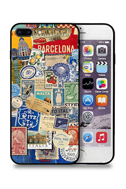 Tolwak ملصقات حماية لجهاز Apple iPhone 7 Plus لمدن مختلفة