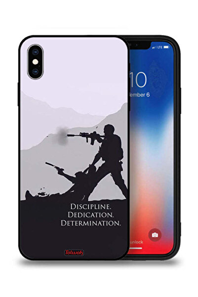 Tolwak جراب حماية لجهاز Apple iPhone XS Max - انضباط، تفانٍ، تصميم