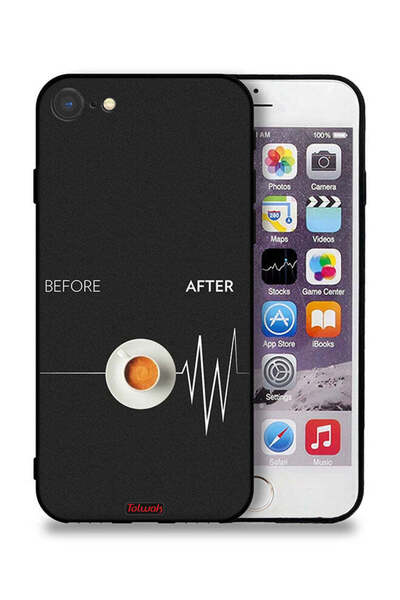 Tolwak جراب حماية لجهاز Apple iPhone SE (2020) قبل وبعد