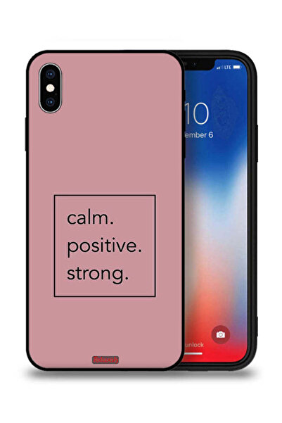 Tolwak جراب حماية لهاتف Apple iPhone XS - هادئ وإيجابي وقوي