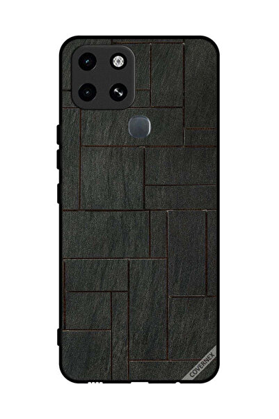 Covernex غطاء حماية لهاتف Infinix Smart 6 بنمط جداري من الأحجار