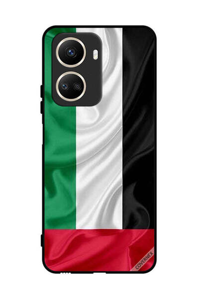 Covernex غطاء حماية لهاتف هواوي نوفا 10 إس إي، قماش علم الإمارات العربية المتحدة