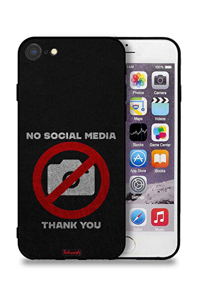 Tolwak جراب حماية لجهاز Apple iPhone 7 لا يدعم وسائل التواصل الاجتماعي، شكرًا لك