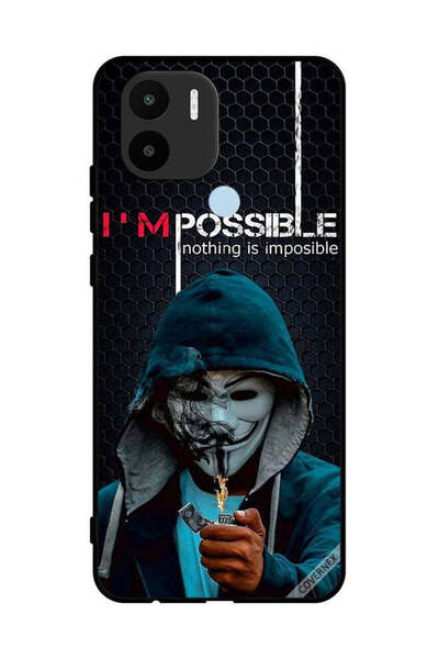 Covernex غطاء حماية لهاتف شاومي ريدمي A1 بلس - خلفية "أنا ممكن، لا شيء مستحيل"