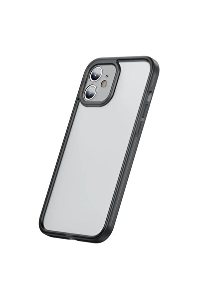 BYOS حافظة إطارية لهاتف iPhone 12 6.1 مع واقي عدسة الكاميرا-(5775) - BYOS4084...