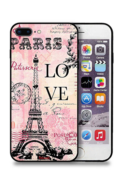 Tolwak غطاء حماية لجهاز Apple iPhone 8 Plus من Paris Love