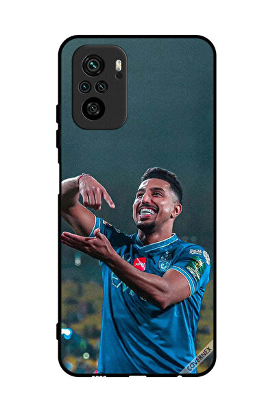 Covernex غطاء حماية لهاتف بوكو إم 5 إس 4G سالم الدوسري يحمل كرة قدم