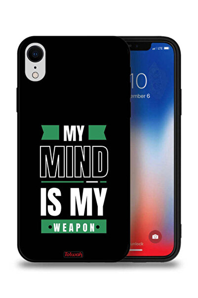 Tolwak جراب حماية لجهاز Apple iPhone XR - My Mind Is My